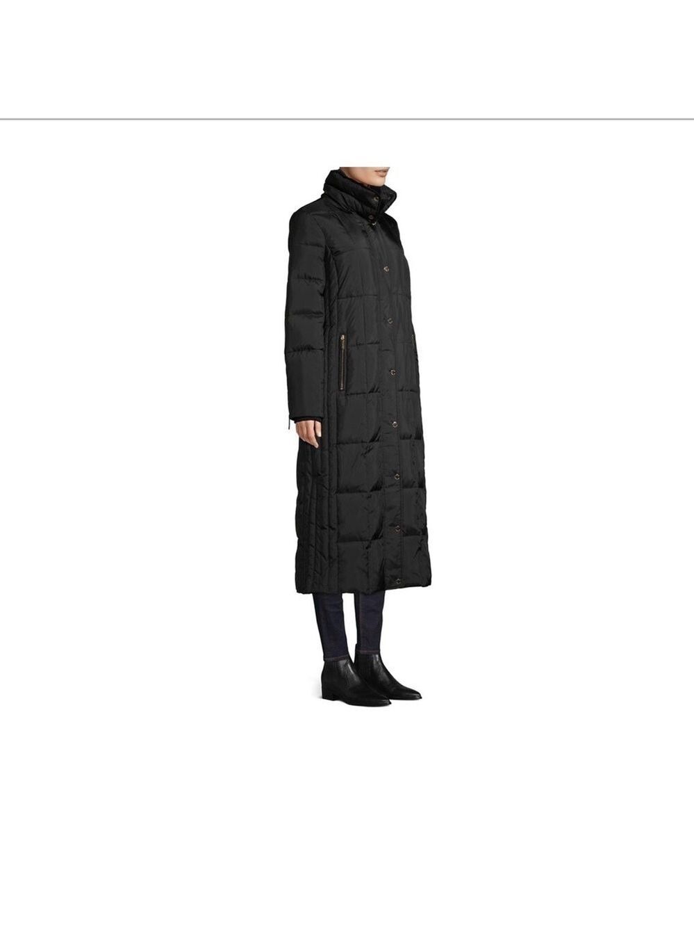 New-michael Michael Kors Faux Fur-Trim Puffer Coat - Picture 4 of 5